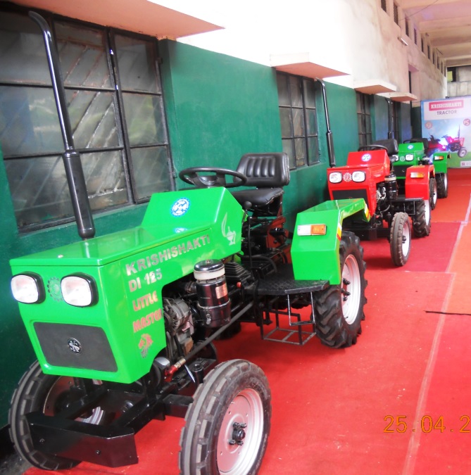 Development of assembly line for 12 HP Krishishakti tractor