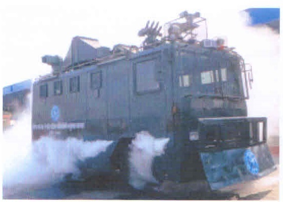 Vehicle Mounted Tear Smoke System for MCV